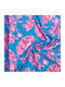 Clothing Fabric Satin Sky Garden