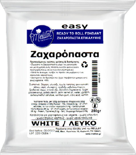 Melilot Zaharoplastă Fără gluten 250gr Albă