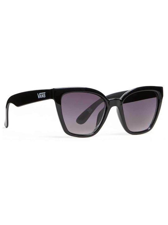 Vans Women's Sunglasses with Black Plastic Frame and Black Gradient Lens VN000HEDBLK