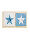 Artekko Wooden Kids Wall Hanger with Hooks Blue