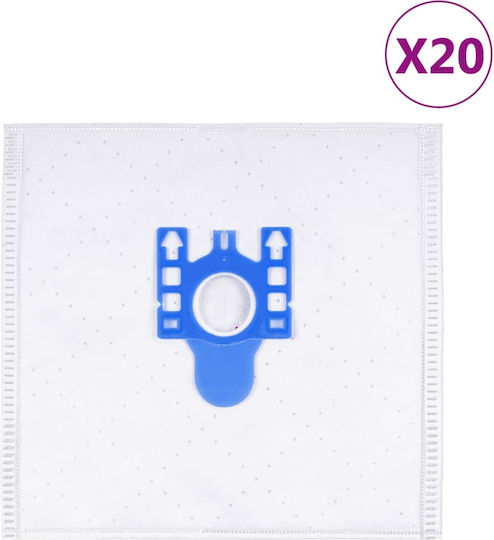Miele Vacuum Cleaner Bags 20 pcs Compatible with Miele Vacuum Cleaner