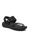 District Flache Sandalen für Damen in Schwarz Farbe