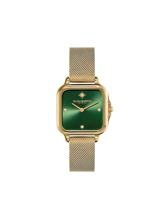 Olivia Burton Uhr mit Gold Metallarmband