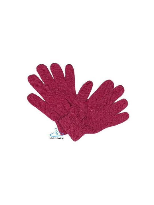 Click-Tshirt Kids Gloves Fuchsia 1pcs