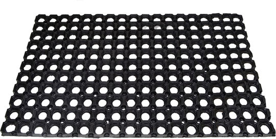 Ready Πατάκι Εισόδου από Καουτσούκ Μαύρο 50x100εκ. E-0816/BK Μαύρα