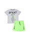 Sprint Kids Set with Shorts Summer 2pcs gri