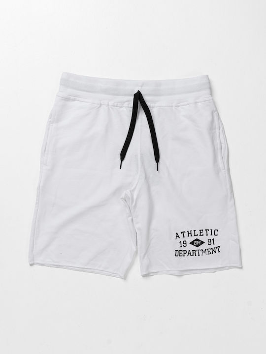 Bodymove Sportliche Herrenshorts White