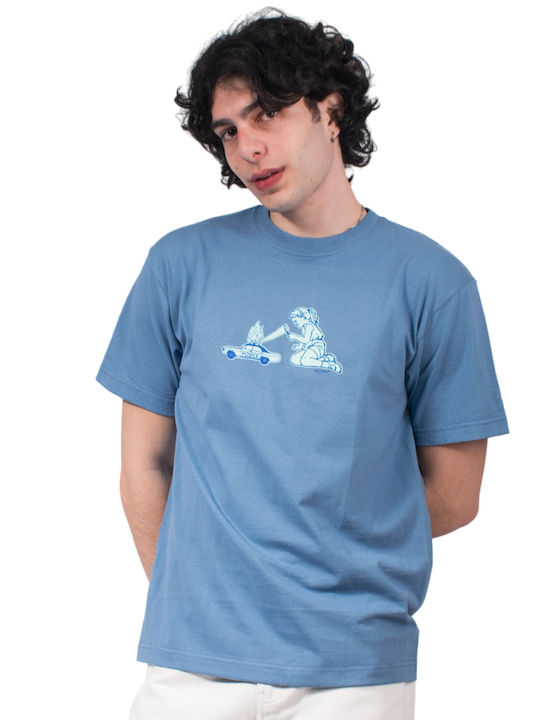 HUF Men's T-shirt Slate Blue