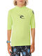Rip Curl Kids Swimwear Rashguard Lime