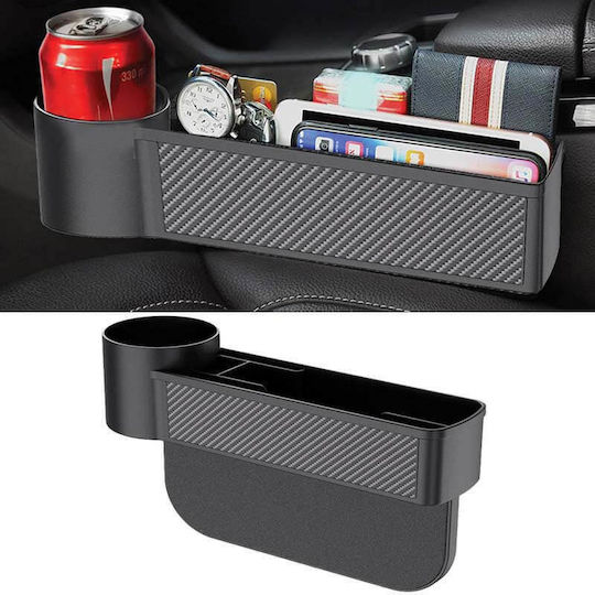 Carro Seat with single cup holder Carbon/black / Ca-012235