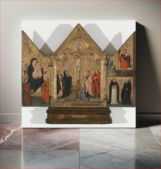 Master San Τρίπτυχος Πίνακας σε Καμβά 120x120cm