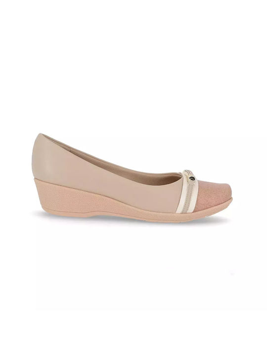 Piccadilly Anatomic Pink Low Heels