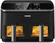 Cosori Dual Basket 8.5 Chef Edition Air Fryer με Διπλό Αποσπώμενο Κάδο 8.5lt Μαύρο