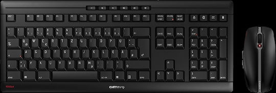 Cherry Stream Fără fir Set tastatură și mouse Engleză US