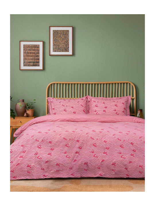 Madi Σετ Πάπλωμα Υπέρδιπλο 240x220εκ. Petalmesh Minglehue 3τμχ
