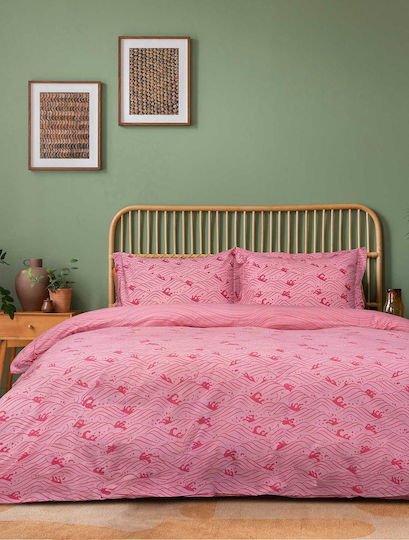 Madi Комплект Пухено Куинсайз 240x220бр Petalmesh Minglehue 3бр