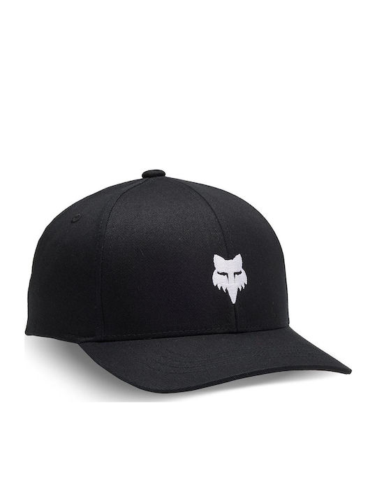 Fox Kids' Hat Jockey Fabric Black