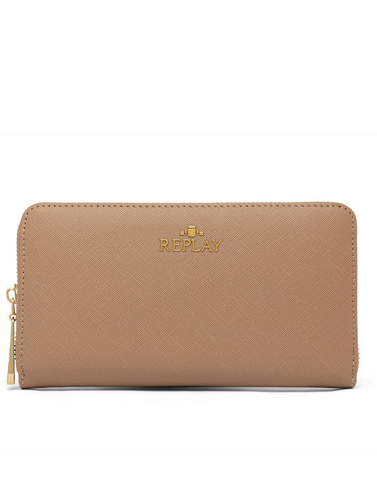 Replay Groß Damen Geldbörse Klassisch Beige