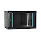 DateUp Wandmontiert Rack-Schrank 9U 54x60x50.1cm Schwarz MW.5609