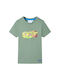 vidaXL Kids T-shirt Haki