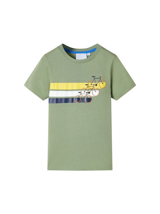 vidaXL Kids T-shirt Open Khaki