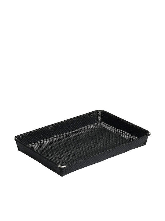 Nostik Nonstick Perforated Oven Baking Pan Crisper Multipurpose 18x28x3cm Black