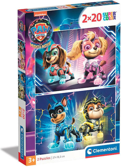 Clementoni Super Color Nickelodeon Paw Patrol The Mighty Movie 2x20 части