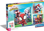 Clementoni Spiderman Super Color Marvel Spidey and His Amazing Friends 3x48 pieces 1200-25294