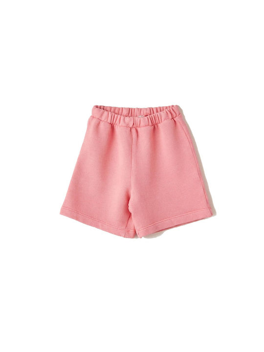 Yellow sleepy star Kids Shorts/Bermuda Fabric Pink