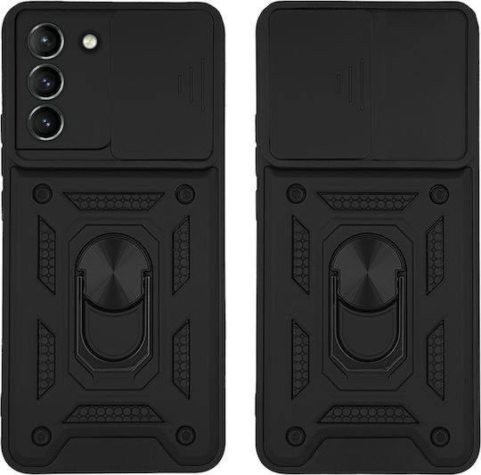 Sonique Back Cover Silicone / Plastic Black (Galaxy S21)
