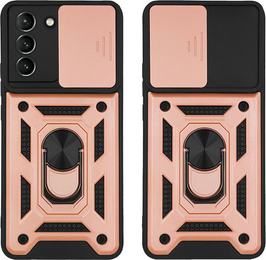Sonique Back Cover Σιλικόνης / Πλαστικό Ροζ Χρυσό (Galaxy S21 5G)