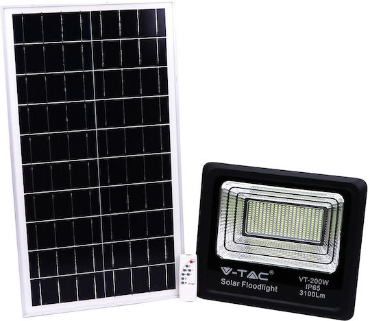 V-TAC Στεγανός Ηλιακός Προβολέας LED 40W Ψυχρό Λευκό 6000K IP65