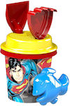 Warner Bros Superman Beach Bucket 5pcs