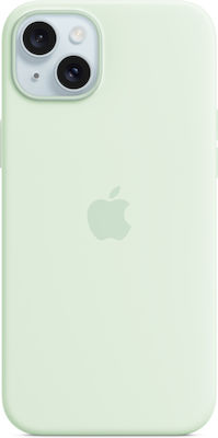 Apple Silicone Case with MagSafe Umschlag Rückseite Silikon Türkis (iPhone 15 Plus)
