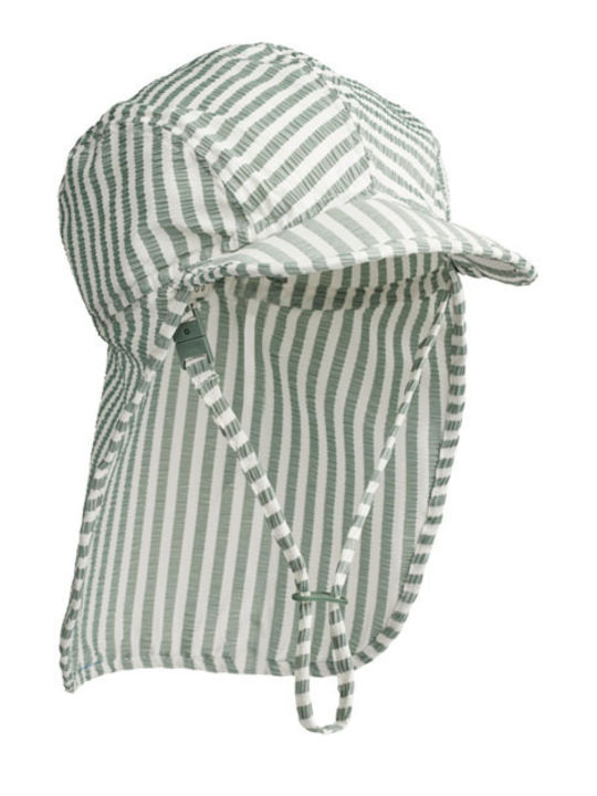 Pălărie cu dungi Seersucker pentru copii Peppermint-creme De La Creme Liewood Lw18998-1913