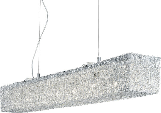 Ideal Lux Lustră Argintiu 101cm.