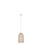 Inlight Pendant Light Single-Light with Rope for Socket E27 Brown