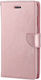 Leewello Brieftasche Silikon / Synthetisches Leder Rose Gold (Redmi A1+ / A2+)