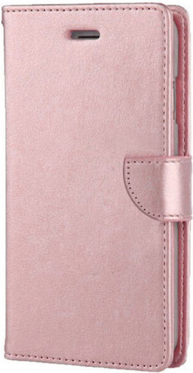 Leewello Brieftasche Silikon / Synthetisches Leder Rose Gold (Redmi A1+ / A2+)