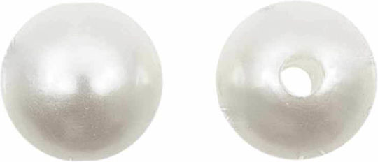 Acrylic Craft Beads White 1000pcs 8mm