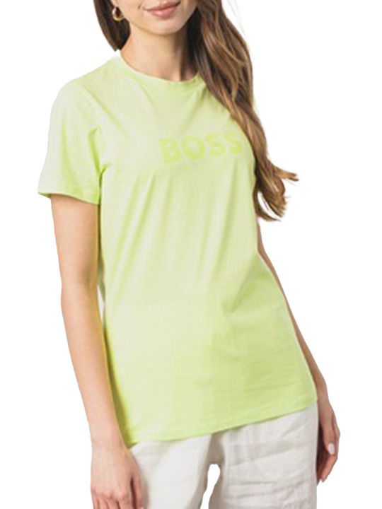 Hugo Boss Women's T-shirt Green