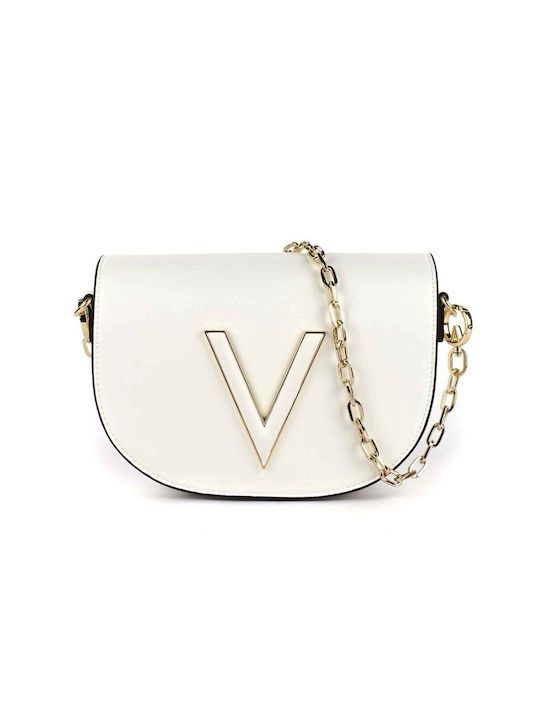 Valentino Bags Γυναικεία Τσάντα Χιαστί Λευκή