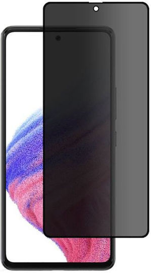 Full Glue Privacy Full Face Tempered Glass Μαύρο (Galaxy A53)