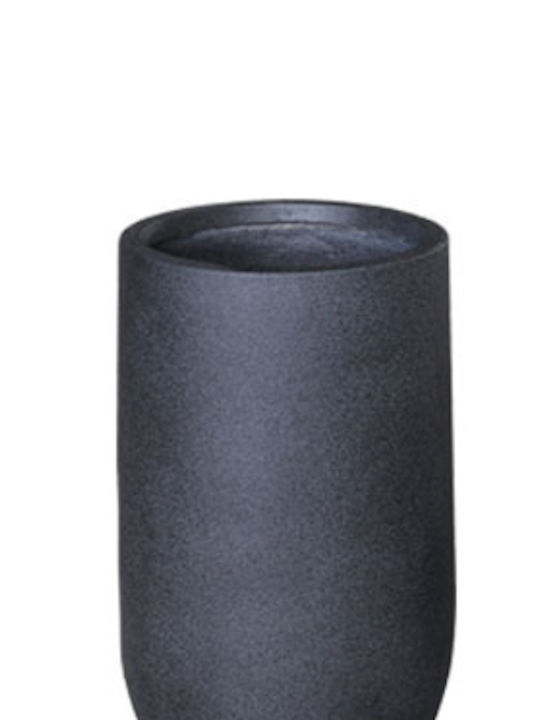 Marhome Fiber Clay Pot Gray 26x26x45cm