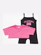Kids' Set with Pants Summer 2pcs Black
