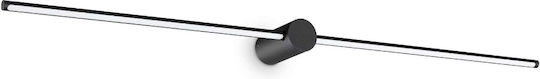 Ideal Lux Modern Lamp Bathroom with Integrated LED and Warm White Light Black 115x11x5.5cm