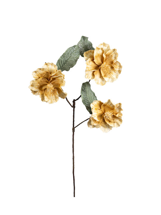 Τεχνητό Διακοσμητικό Κλαδί Κίτρινο 92cm Zen Col...