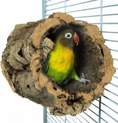Back Zoo Nature Log Shelter Game for Cage