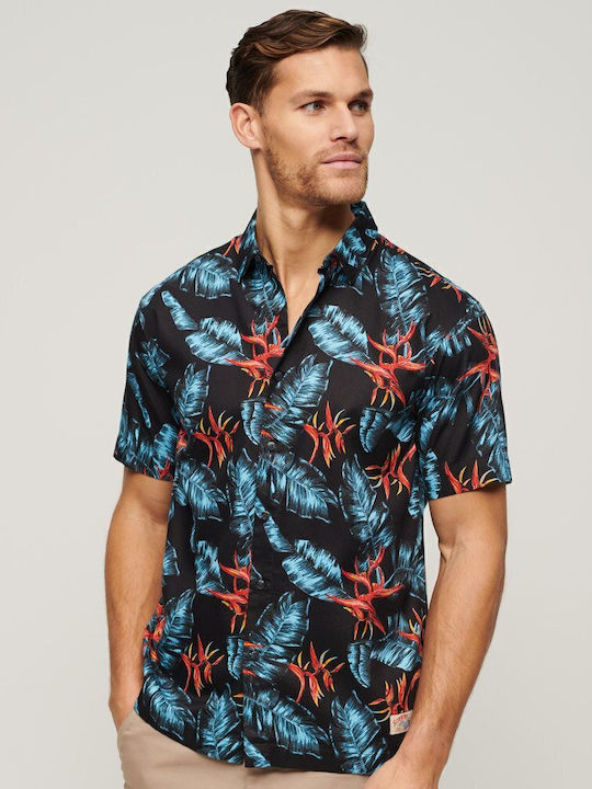 Superdry HAWAIIAN Κοντομάνικο Πουκάμισο σε Κανο...