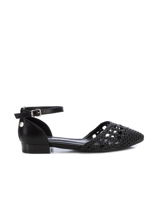 Xti Synthetic Leather Ballerinas Black